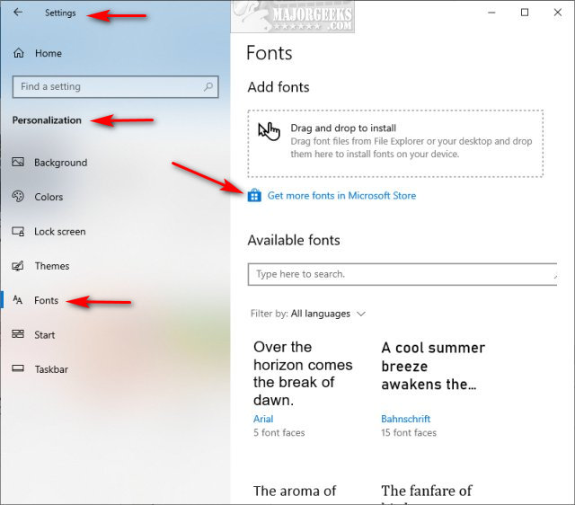 How to Get More Fonts in Windows 10 & 11